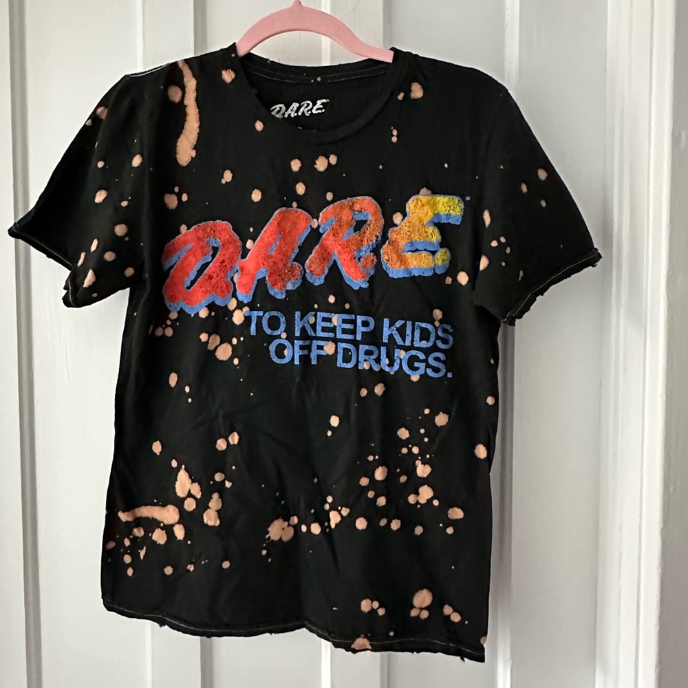 Black D.A.R.E. Graphic Tee